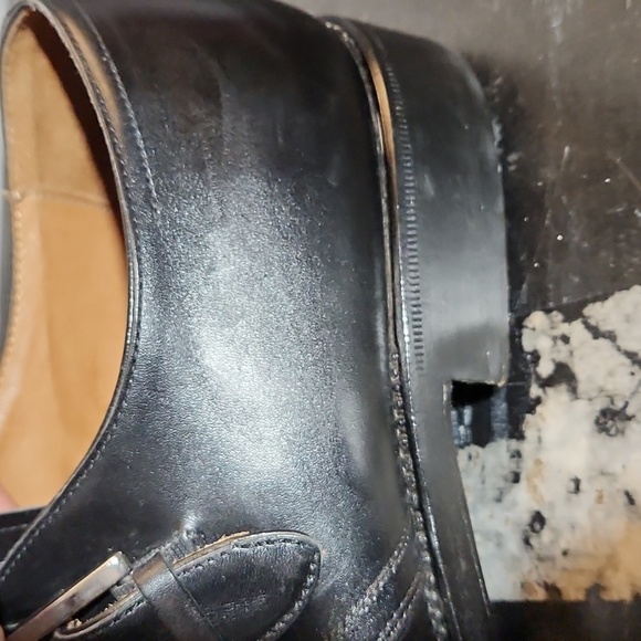 FRANCESCHETTI Leather Monk Strap Dress Shoe NO Written Size - Picture 8 of 15